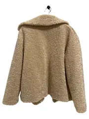 Vorschaubild 2 von Damen Felljacke Teddy Mantel Gr. 38/M Beige Casual Herbst Winter