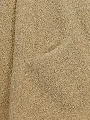 Vorschaubild 3 von Damen Felljacke Teddy Mantel Gr. 38/M Beige Casual Herbst Winter