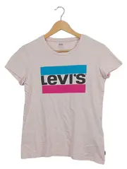 Vorschaubild 1 von Damen T-Shirt Rosa Gr. 34/XS Casual Logo-Print