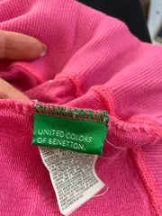 Vorschaubild 3 von Damen Pullover Rosa Gr. M Sweatshirt Logo Print