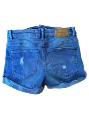 Vorschaubild 2 von Damen Jeans-Shorts Gr. 32 Blau Casual Denim Hotpants