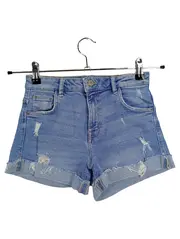 Vorschaubild 1 von Damen Jeans-Shorts Gr. 32 Blau Casual Denim Hotpants