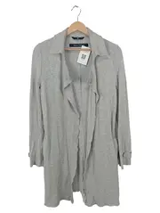 Vorschaubild 1 von Damen Strickjacke Cardigan Grau Meliert Gr. 38 M Casual