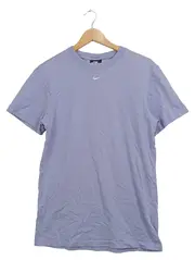 Vorschaubild 1 von Damen T-Shirt Lila Gr. XS Basic Swoosh Logo Baumwolle