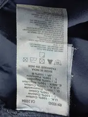 Vorschaubild 4 von Kinder Hemdbluse Gr. 104 Blau Casual Langarm Shirt Schriftzug