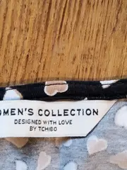 Vorschaubild 5 von Damen Langarmshirt mit Herzmuster Gr. 42/XL Casual Mehrfarbig