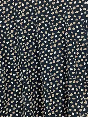 Vorschaubild 2 von Damen Langarmshirt mit Herzmuster Gr. 42/XL Casual Mehrfarbig