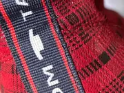 Vorschaubild 5 von Damen Stiefel Gr. 37 Rot Kariert Combat Boots