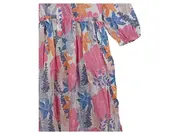 Vorschaubild 3 von Damen Freizeitkleid Blumenmuster Gr. 36 Rosa Baumwolle