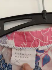 Vorschaubild 4 von Damen Freizeitkleid Blumenmuster Gr. 36 Rosa Baumwolle