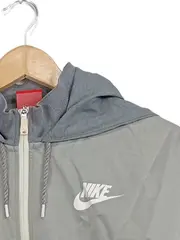 Vorschaubild 2 von Windrunner Trainingsjacke Herren Gr. M Grau Kapuze Sportjacke