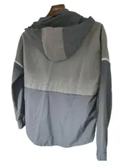 Vorschaubild 5 von Windrunner Trainingsjacke Herren Gr. M Grau Kapuze Sportjacke