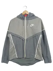 Vorschaubild 1 von Windrunner Trainingsjacke Herren Gr. M Grau Kapuze Sportjacke