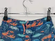 Vorschaubild 2 von Badeshorts Kinder Gr. 116 Blau Tiermotive Baumwolle Schnürung Freizeit