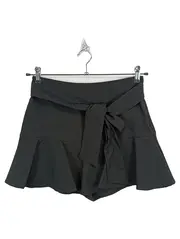Vorschaubild 1 von Damen Shorts M Schwarz Schleife Rüschen Feminin Freizeit