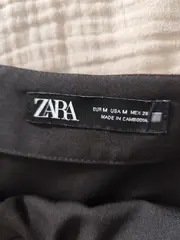 Vorschaubild 3 von Damen Shorts M Schwarz Schleife Rüschen Feminin Freizeit