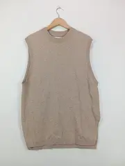 Vorschaubild 2 von Damen Pullunder Strickweste Gr. 36/S Beige Wolle Casual