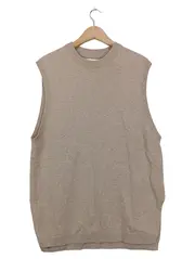 Vorschaubild 1 von Damen Pullunder Strickweste Gr. 36/S Beige Wolle Casual
