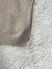 Vorschaubild 3 von Damen Pullunder Strickweste Gr. 36/S Beige Wolle Casual