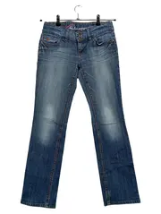 Vorschaubild 1 von Damen Jeans Straight Leg Blau Größe 27/36/S