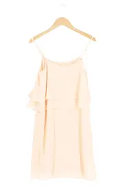 Vorschaubild 2 von Freizeitkleid Damen Gr. 36/S Rosa Rüschen Trägerkleid Midi Elegant