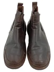 Vorschaubild 2 von Chelsea Boots Herren Stiefel Leder Braun Größe 42 Slip-On Herbst