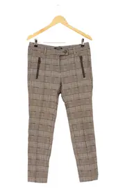 Vorschaubild 1 von Damen Anzughose Gr. 40 Kariert Business Elegant Mehrfarbig