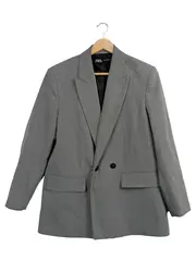 Vorschaubild 1 von Blazer Damen Business Grau Gr. 36/S Elegant Jacke Sakko