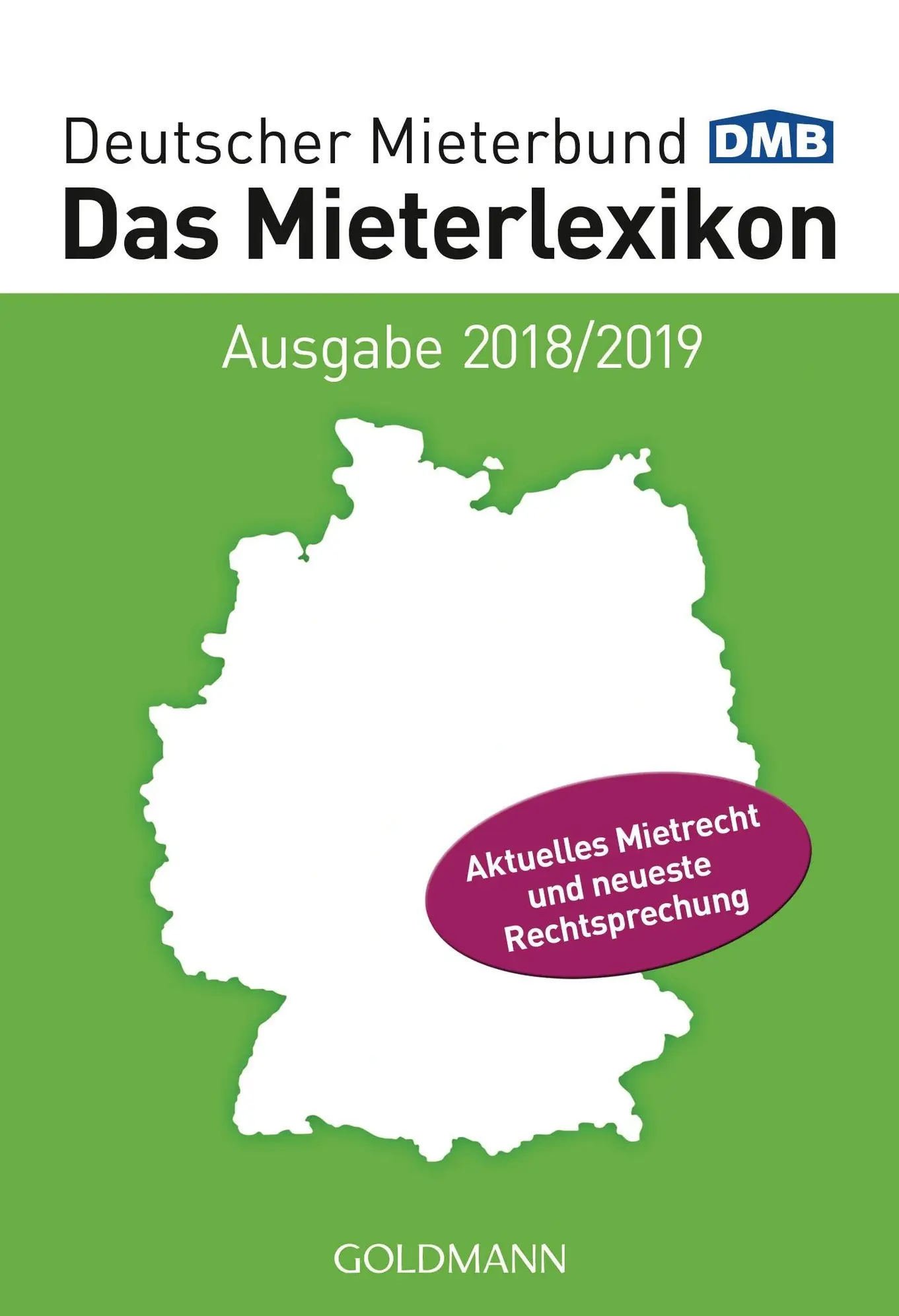 Mieterlexikon 2018/19 Deutscher Mieterbund Ratgeber Mietrecht Mieter Vermieter