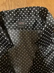 Vorschaubild 3 von Collection Damen Bluse Polka Dots Gr. 36/S Schwarz Kurzarm