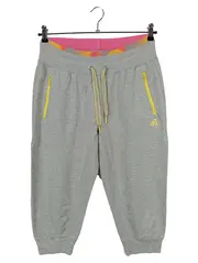 Vorschaubild 1 von Damen Jogginghose Capri Gr. 36/S Grau Sportlich Reißverschlüsse Logo
