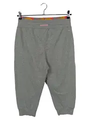 Vorschaubild 2 von Damen Jogginghose Capri Gr. 36/S Grau Sportlich Reißverschlüsse Logo