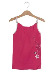 Vorschaubild 1 von Mädchen Top Trägertop Gr. 116 Pink Blumenmuster Sommer