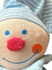Vorschaubild 2 von Greifling Clown Stoff Mehrfarbig Baby Spielzeug Rassel