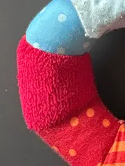 Vorschaubild 4 von Greifling Clown Stoff Mehrfarbig Baby Spielzeug Rassel