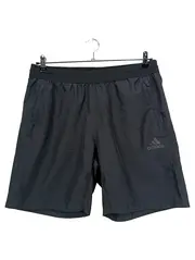 Vorschaubild 1 von Herren Sport Shorts Gr. 50/L Schwarz Polyester Lochmuster Logo