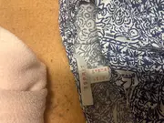 Vorschaubild 4 von Damen Bluse Gr. 34 Blau Gemustert Casual Viskose