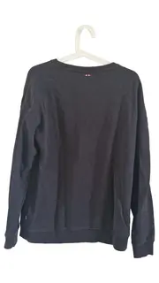 Vorschaubild 2 von Damen Pullover Gr. 36/S Schwarz Casual Langarm Baumwolle