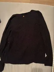 Vorschaubild 2 von Damen Strickjacke Cardigan Schwarz Gr. 38 M Bouclé
