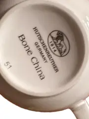 Vorschaubild 4 von Tasse Porzellan Klassisch Geometrisch Weiß 8cm