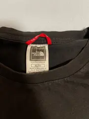 Vorschaubild 3 von T-Shirt Kinder Gr. 158/XL Schwarz Basic Logo Baumwolle