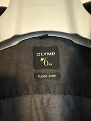 Vorschaubild 4 von No.6 Six Business Hemd Herren Super Slim Gr. 37 Grau Langarm