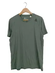 Vorschaubild 1 von Herren T-Shirt Grün Gr. M Sportlich Kurzarm Baumwolle