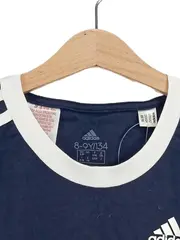 Vorschaubild 4 von Kinder T-Shirt Gr. 134 Blau Sportlich Kurzarm Streifen Logo