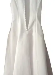 Vorschaubild 4 von Mädchen Kommunionkleid Weiß Gr. 134 Festlich Spitze