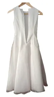 Vorschaubild 2 von Mädchen Kommunionkleid Weiß Gr. 134 Festlich Spitze
