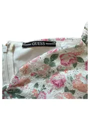 Vorschaubild 8 von Damen Sommerkleid Gr. 38/M Blumenmuster Rüschen Schnürung Mehrfarbig