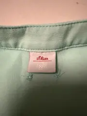 Vorschaubild 3 von Damen Bluse Gr. 36/S Türkis Feminin Ärmellos