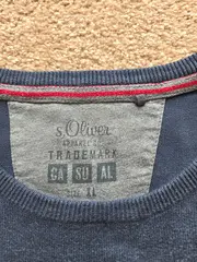 Vorschaubild 3 von Pullover Herren XL Blau Baumwolle Rundhals Casual Langarm