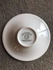 Vorschaubild 4 von Espressotasse Untertasse Porzellan Braun Florales Muster 7cm